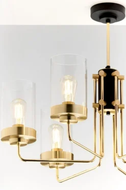 Lampa sufitowa RAMIREZ złota 6xE27