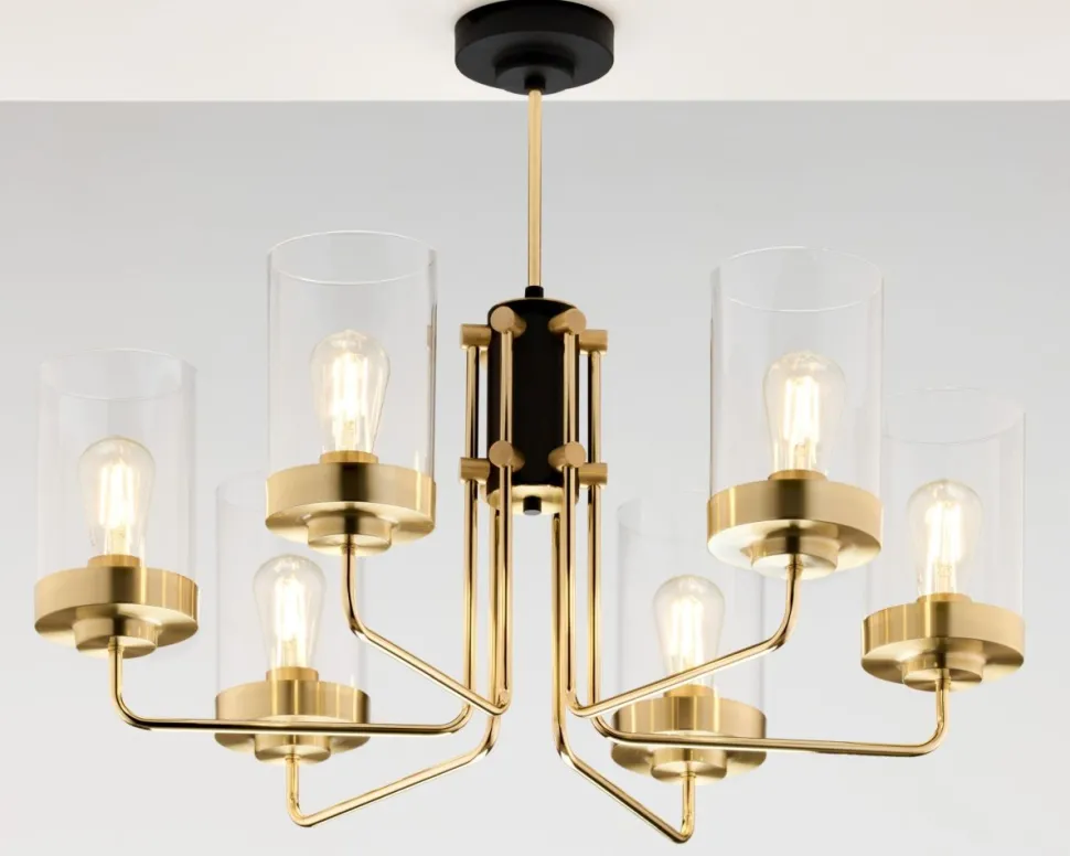 Lampa sufitowa RAMIREZ złota 6xE27