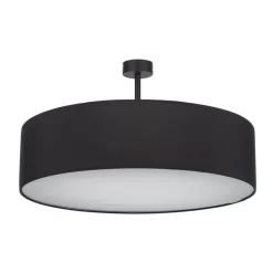 Lampa Sufitowa RONDO Czarny Abażur 4xE27 60cm
