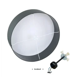 Lampa sufitowa RONDO grafitowa 4xE27 60 cm