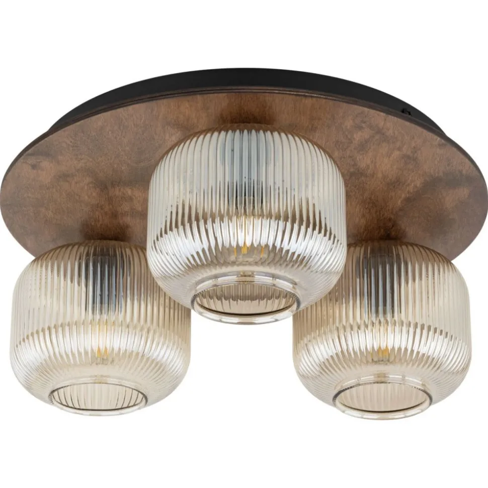Lampa sufitowa SALVIA brązowa 3xE14