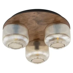 Lampa sufitowa SALVIA brązowa 3xE14