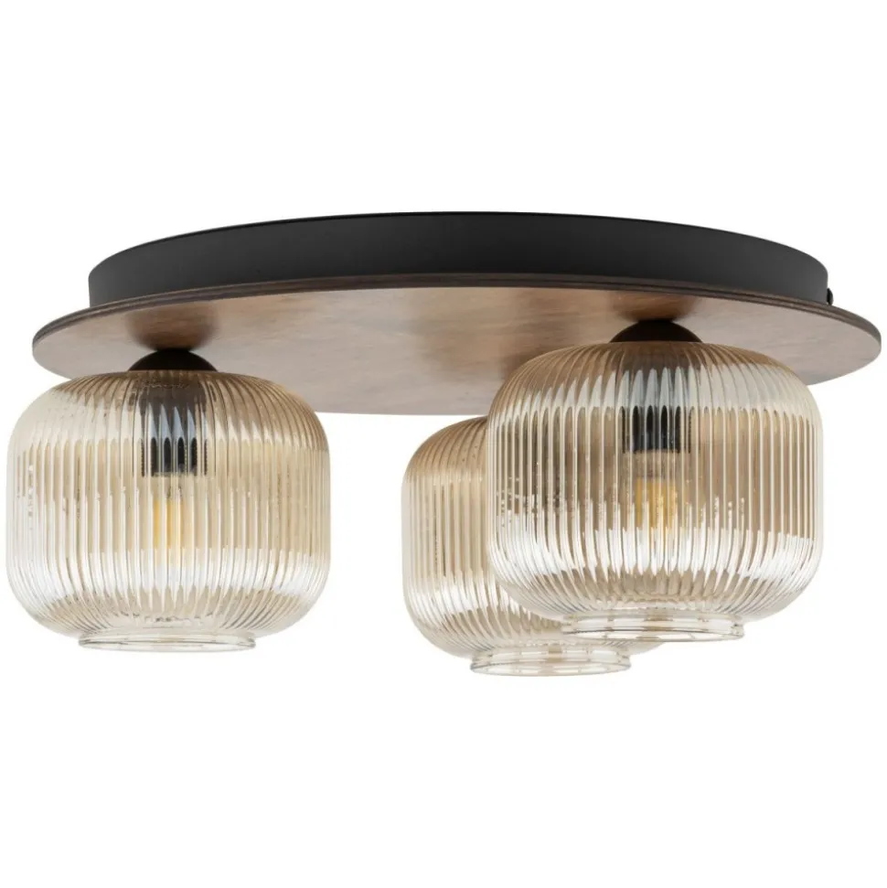 Lampa sufitowa SALVIA brązowa 3xE14