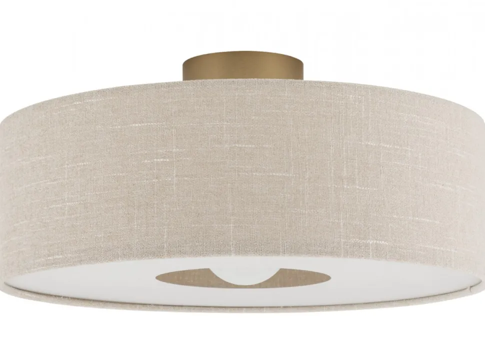 Lampa sufitowa SANTANA M kremowa 1xE27
