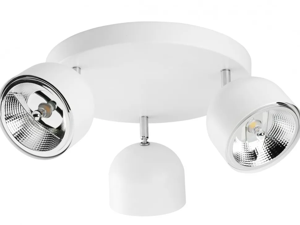 Lampa Sufitowa Spot ALTEA Biały Koło 3xGU10 AR111