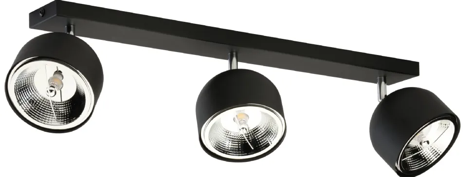 Lampa Sufitowa Spot ALTEA Czarny 3xGU10 AR111