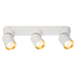 Lampa Sufitowa Spot ANDY Biały Złoty 3xGU10 39cm