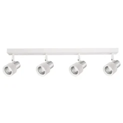 Lampa Sufitowa Spot CINO Biały Srebrny 4xGU10