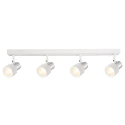 Lampa Sufitowa Spot CINO Biały Srebrny 4xGU10