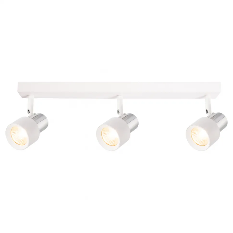 Lampa Sufitowa Spot CINO Biały Srebrny 3xGU10