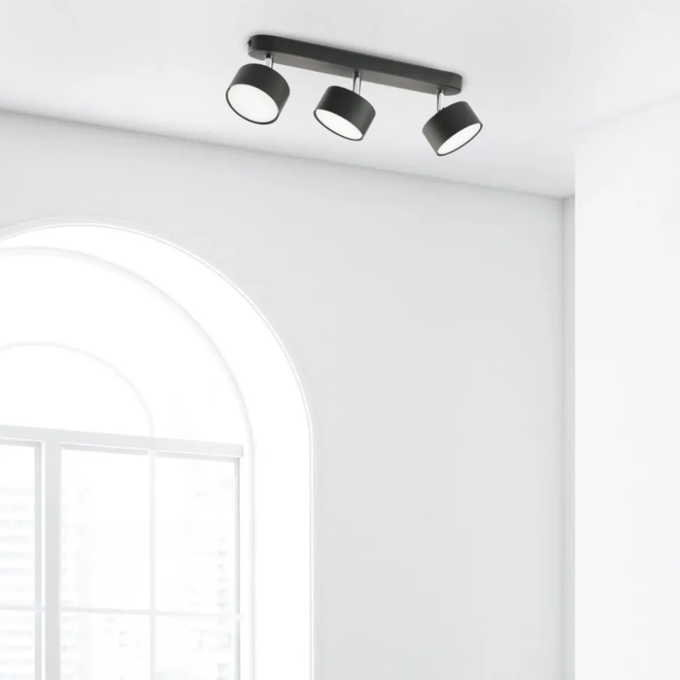 Lampa sufitowa Spot CLARK czarna 3xGX53