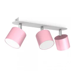 Lampa Sufitowa Spot DIXIE Różowy 3xGX53 34cm