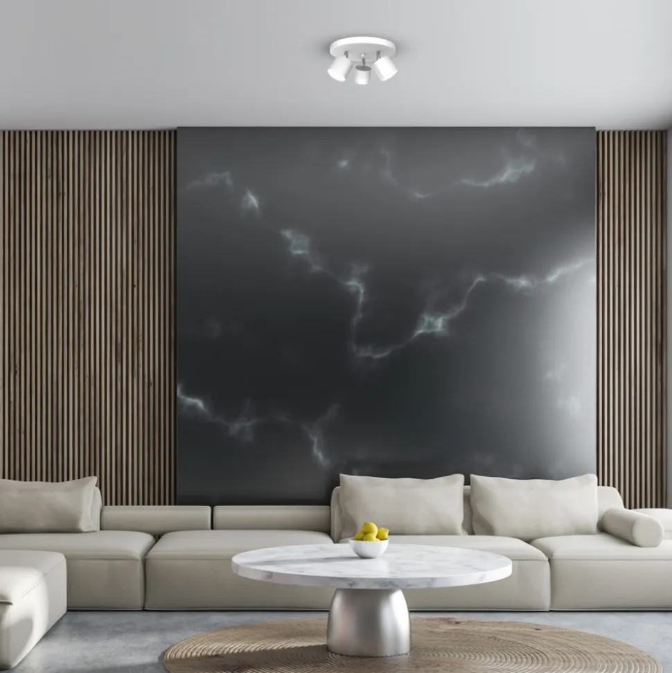 Lampa Sufitowa Spot DIXIE Biały 3xGX53 34cm