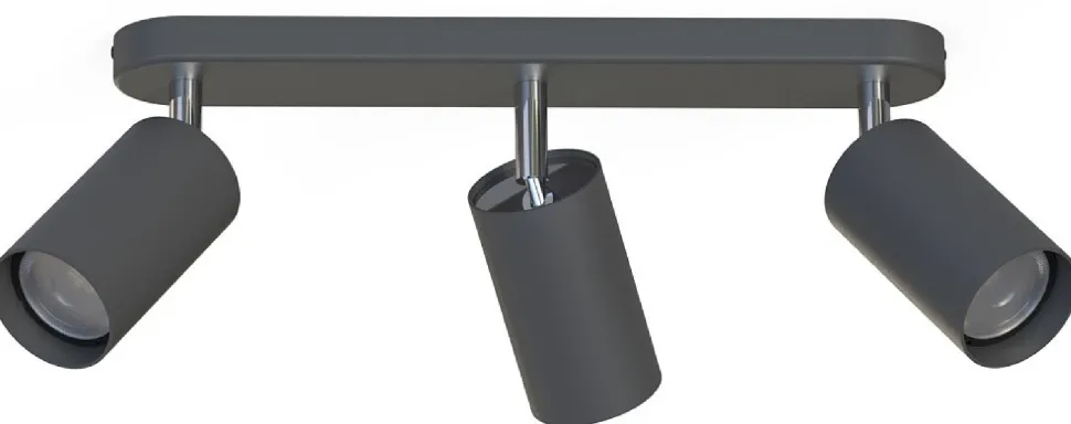 Lampa Sufitowa Spot EYE Szary 3xGU10