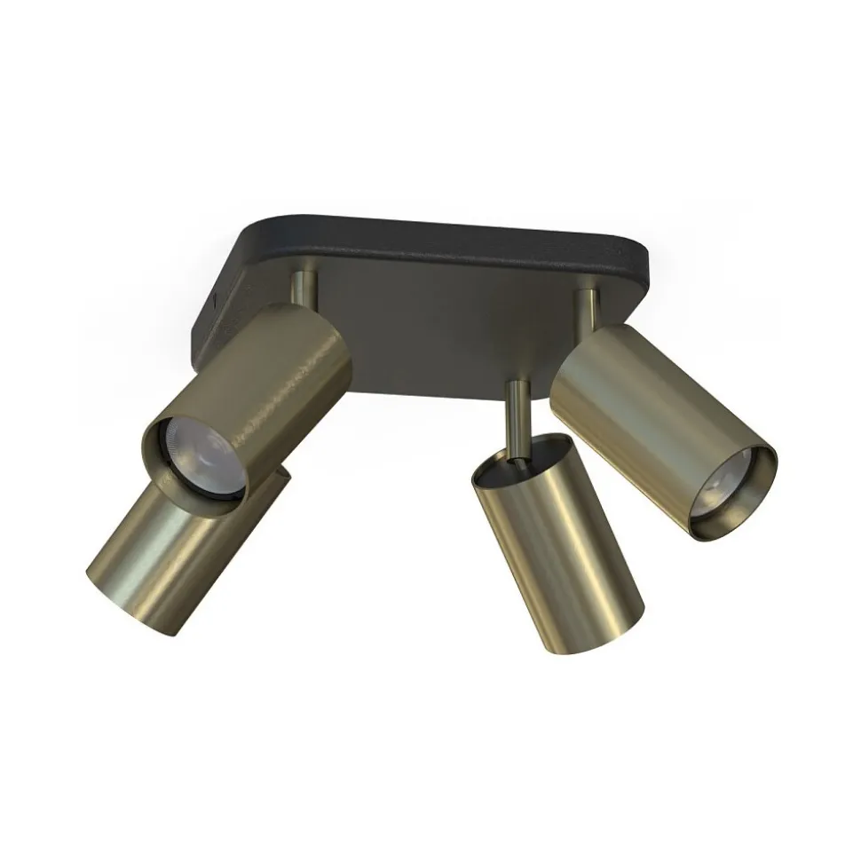 Lampa Sufitowa Spot EYE Złoty 4xGU10