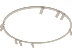 Lampa sufitowa Spot FOURTY ROUND beżowa 9xGU10