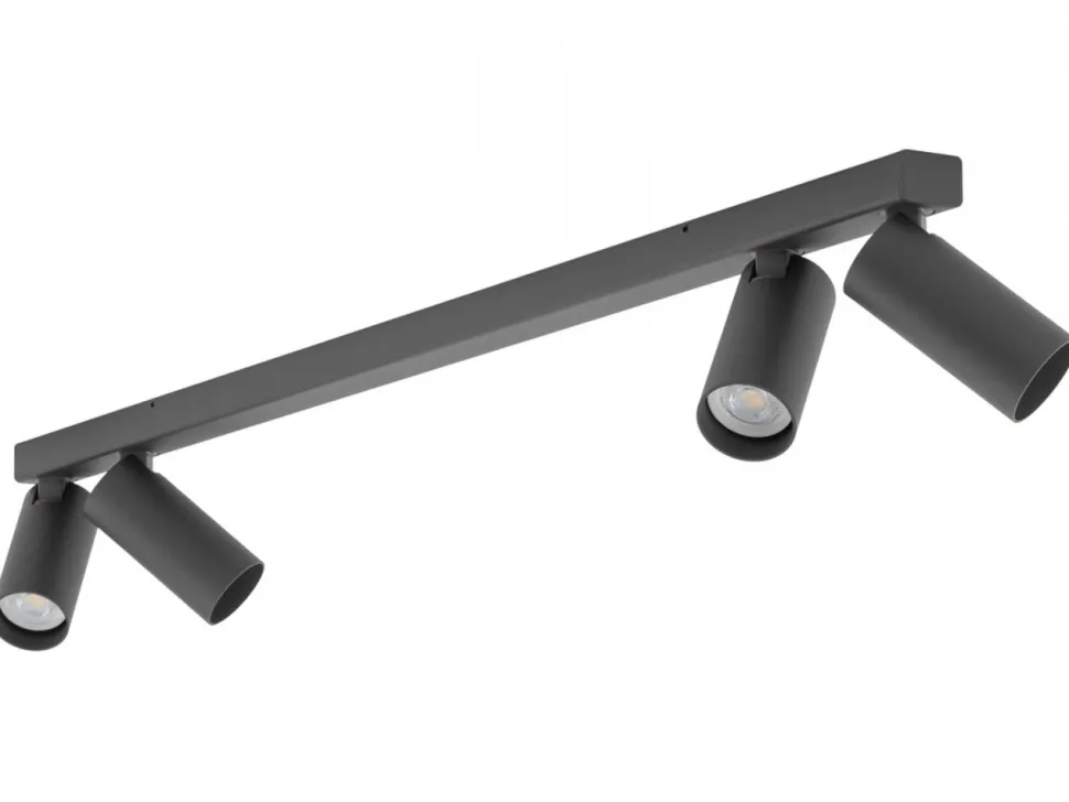 Lampa sufitowa Spot FOURTY grafitowa 4xGU10