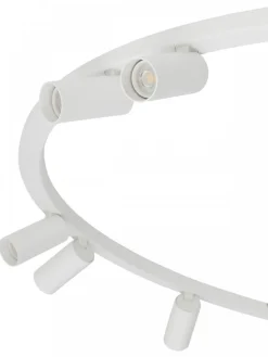 Lampa sufitowa Spot FOURTY ROUND biała 9xGU10