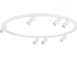 Lampa sufitowa Spot FOURTY ROUND biała 7xGU10