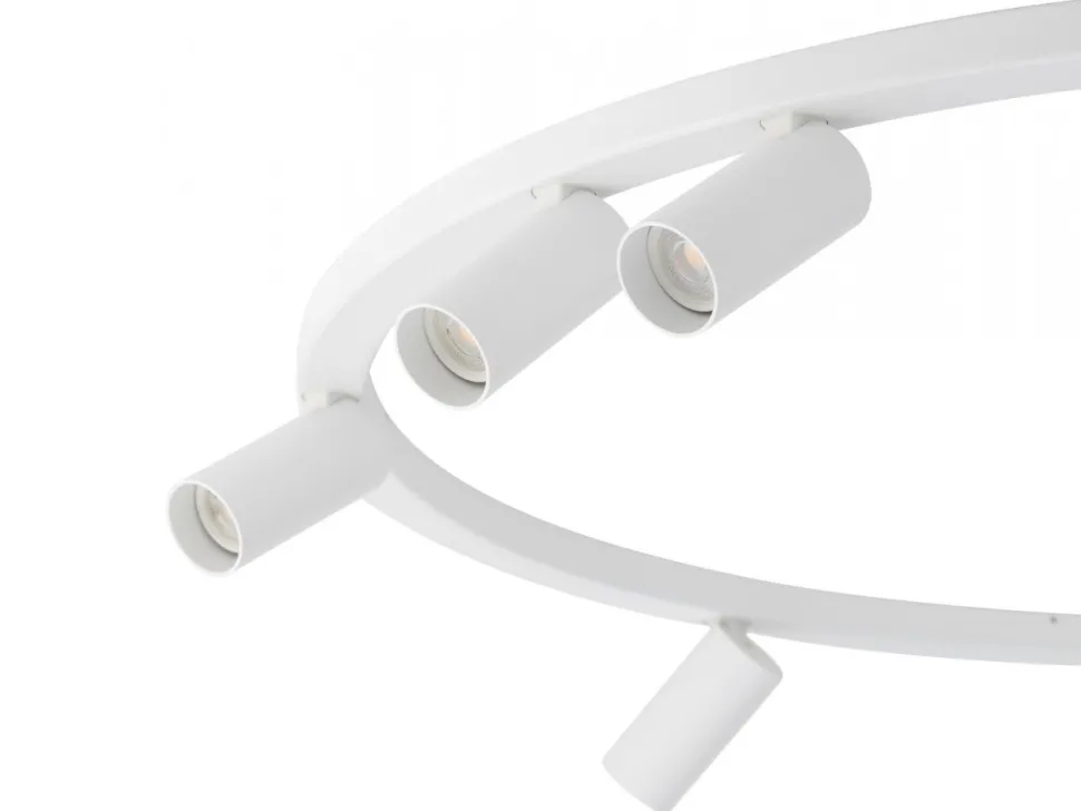 Lampa sufitowa Spot FOURTY ROUND biała 7xGU10