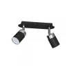 Lampa Sufitowa Spot JOKER Czarny Srebrny 2xGU10