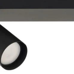 Lampa sufitowa Spot LARA czarna 2xGU10