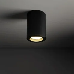Lampa sufitowa Spot LIGNO czarna 1xGU10