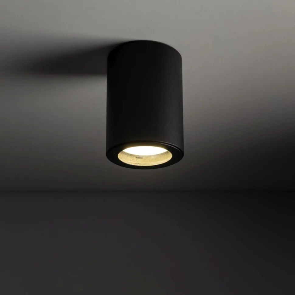 Lampa sufitowa Spot LIGNO czarna 1xGU10