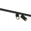 Lampa Sufitowa SPOT MONO Czarny Złoty 6xGU10