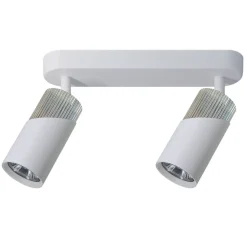 Lampa Sufitowa Spot NEO Biały Srebrny 2xGU10