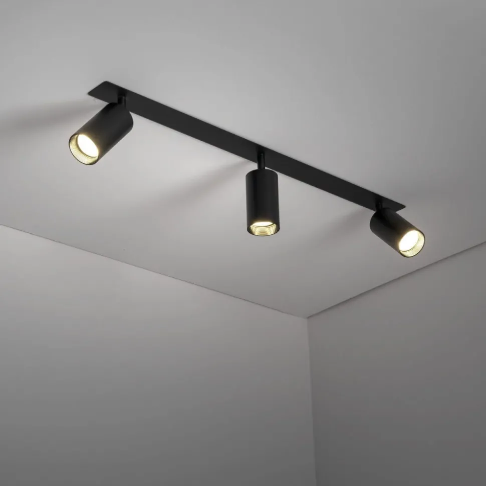 Lampa sufitowa Spot podtynkowa AMIS czarna 3xGU10