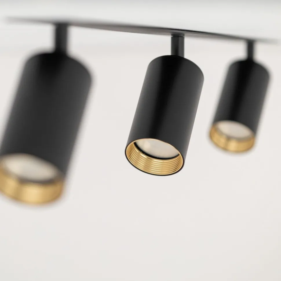 Lampa sufitowa Spot podtynkowa AMIS czarna 3xGU10