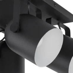 Lampa sufitowa Spot SPECTRA czarna 4xE27