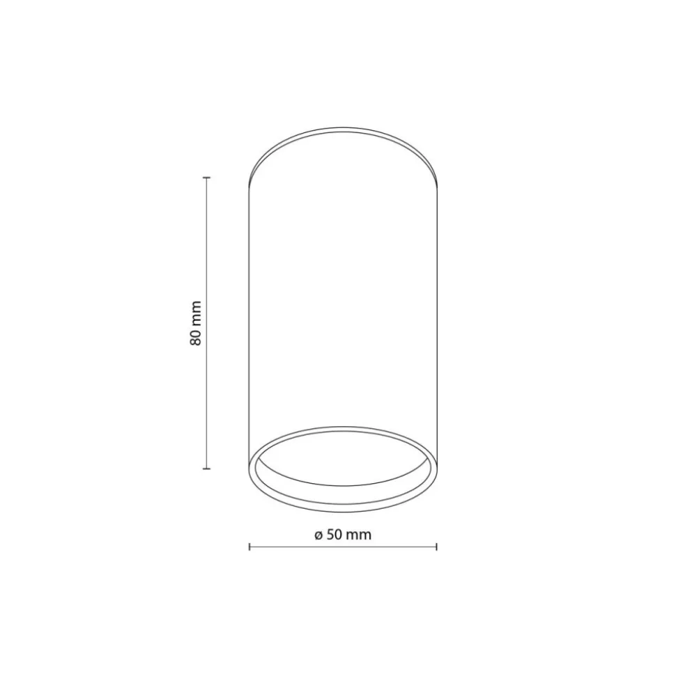 Lampa sufitowa Spot TOP sabia beżowa 1xGU10