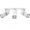 Lampa sufitowa Spot VIDAR Biały Brązowy 3xGU10