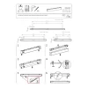 Lampa Sufitowa STRAIGHT Biały 1xT8 16W LED 3000K 92cm