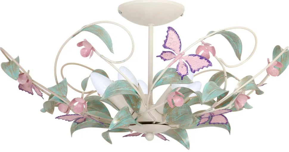 Lampa Sufitowa SUMMER Beżowy Szary 5xE14