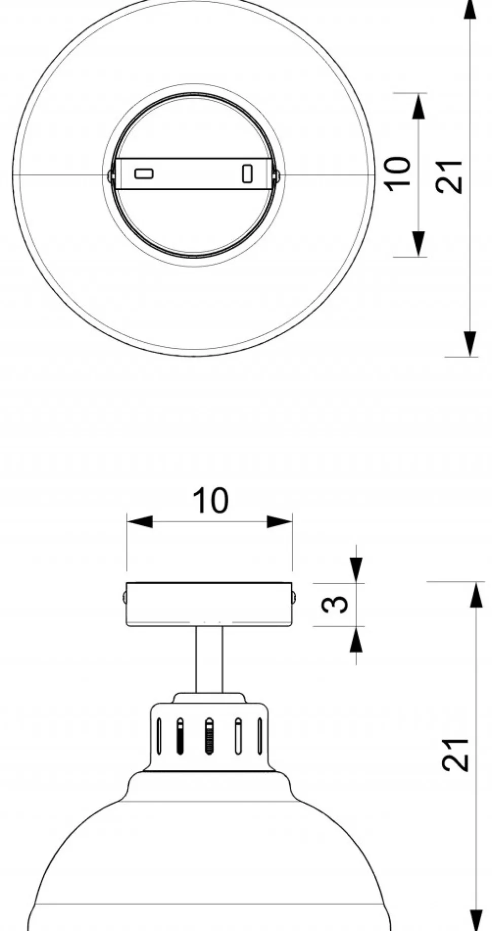 Lampa Sufitowa SVEN Złoty Szary Metalowy Klosz 1xE27