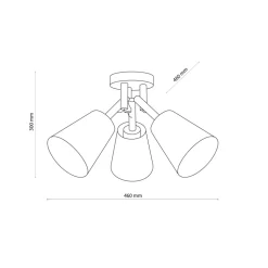 Lampa Sufitowa VAIO Nature Abażury 3xE27