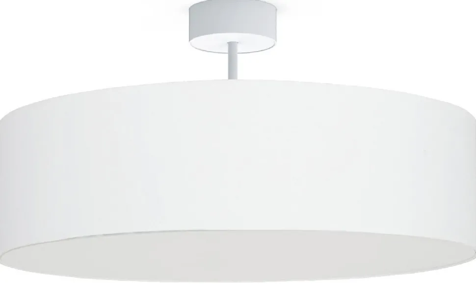Lampa Sufitowa VIOLET Biały Abażur 3xE27 50cm