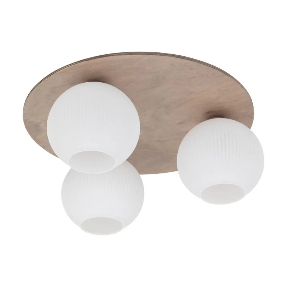 Lampa sufitowa VIRLO biały klosz 3xE14