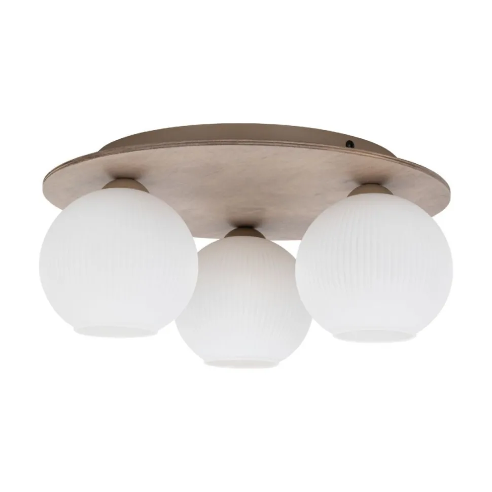 Lampa sufitowa VIRLO biały klosz 3xE14