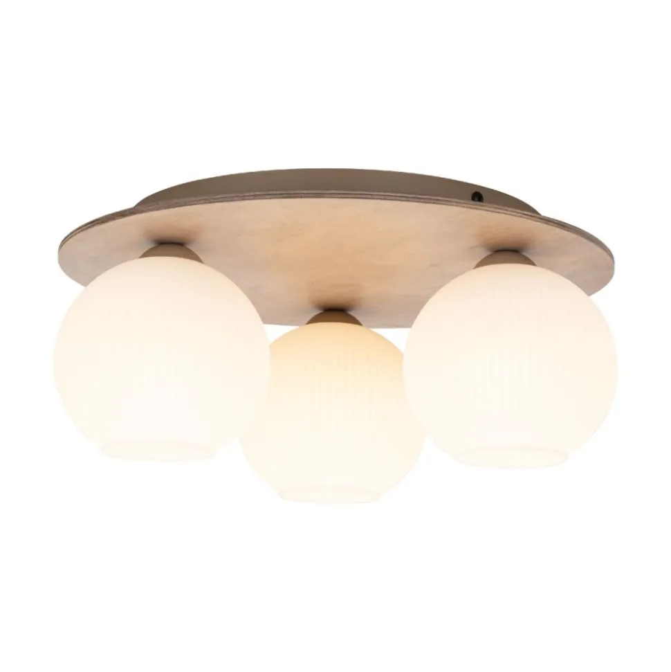 Lampa sufitowa VIRLO biały klosz 3xE14