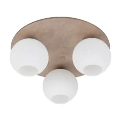 Lampa sufitowa VIRLO biały klosz 3xE14