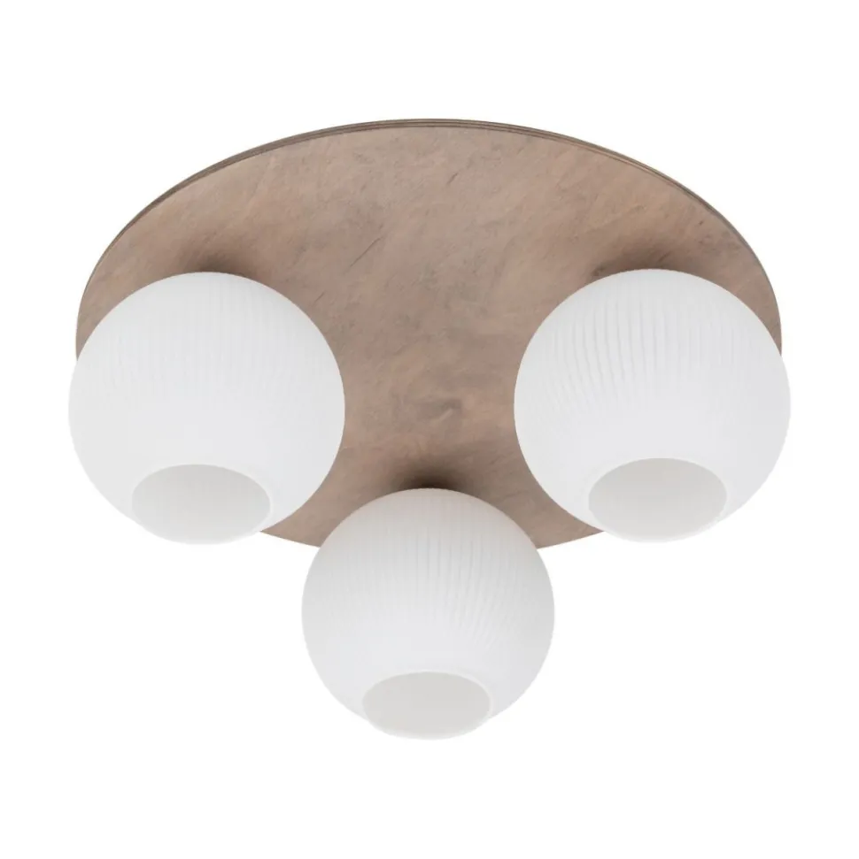 Lampa sufitowa VIRLO biały klosz 3xE14
