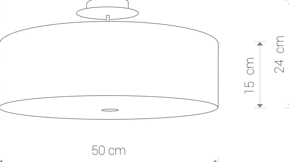 Lampa sufitowa VIVIANE plafon biały