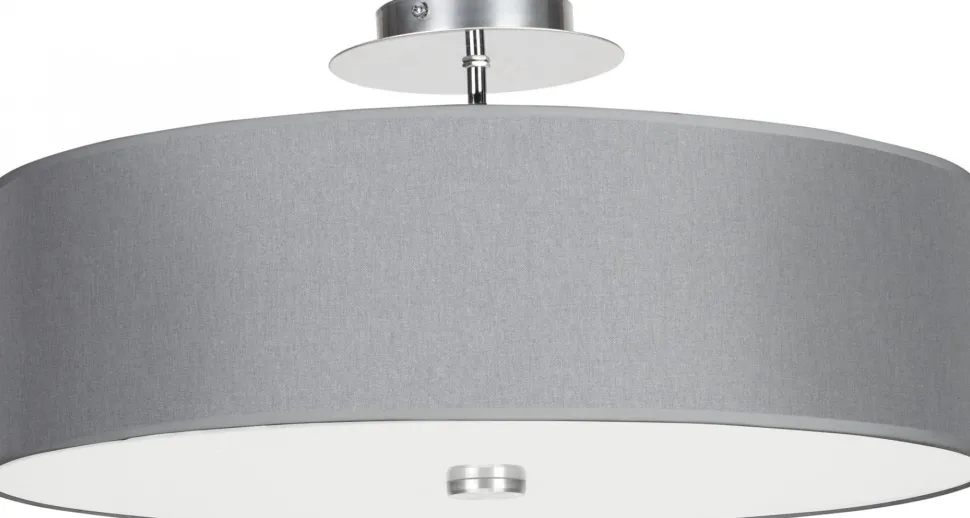 Lampa sufitowa VIVIANE plafon szary