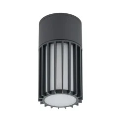 Lampa sufitowa zewnętrzna RIBO szara 1xE27 IP54