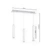 Lampa wisząca ALBA 3X5W LED