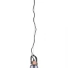 Lampa Wisząca AMALFI Czarny Dymiony Klosz 1xE27 30cm